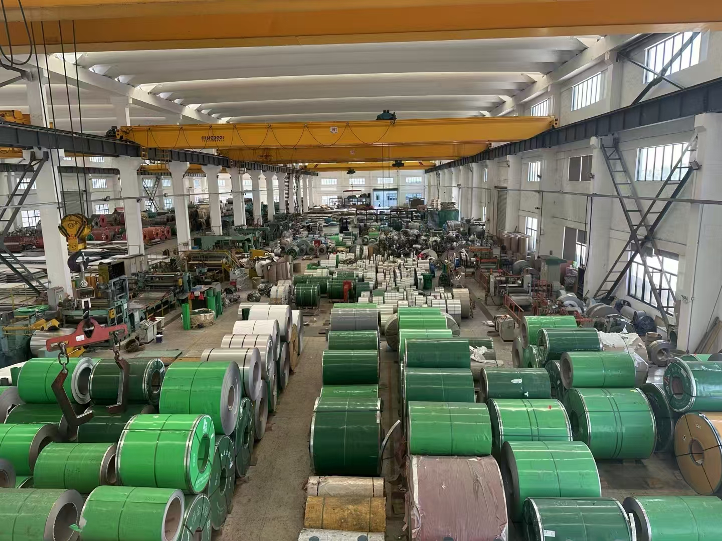 Stainless steel warehouse operations and material handling